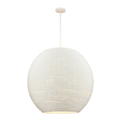 Sophie Four Light Pendant in White Coral