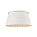 Sophie Three Light Flush Mount in White Coral