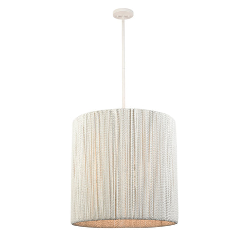 Sophie Three Light Pendant in White Coral