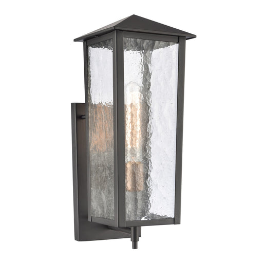Marquis One Light Outdoor Wall Sconce in Matte Black