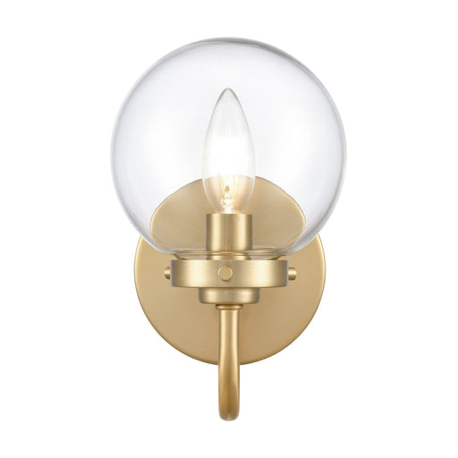Fairbanks One Light Wall Sconce in Brushed Gold