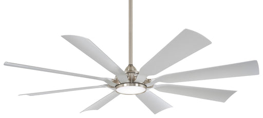 Future 65" Outdoor Ceiling Fan in Brushed Nickel from Minka Aire, item number F756L-BNW