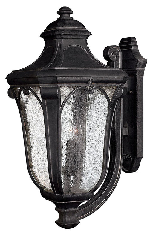 Trafalgar Large Wall Mount Lantern in Museum Black