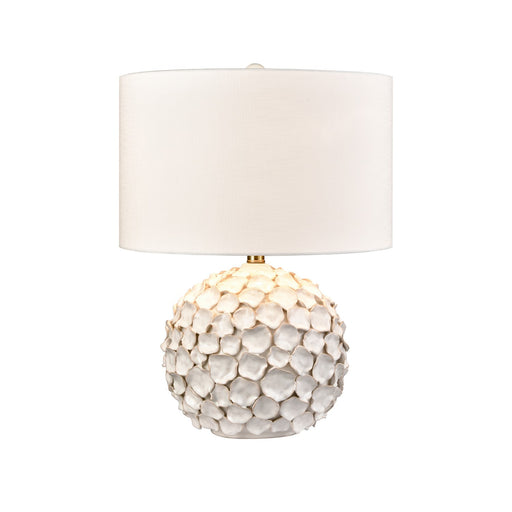 Gloria One Light Table Lamp in White