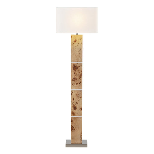 Cahill One Light Floor Lamp in Brown