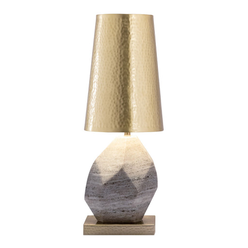Carr One Light Table Lamp in Gray