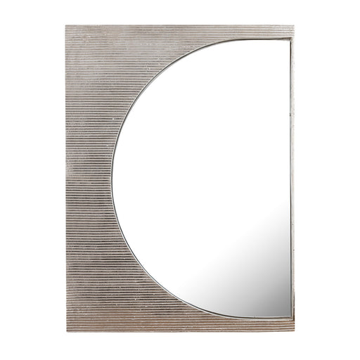 Flute Wall Mirror in Nickel