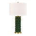 Beckwith One Light Table Lamp in Green