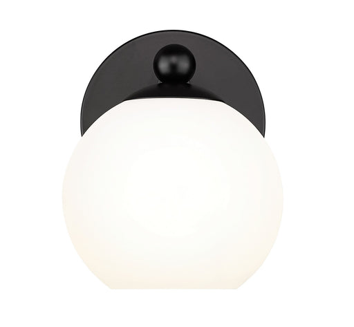 Neoma One Light Wall Sconce in Matte Black by Z-Lite Lighting