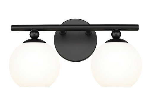 Neoma Two Light Vanity in Matte Black by Z-Lite Lighting