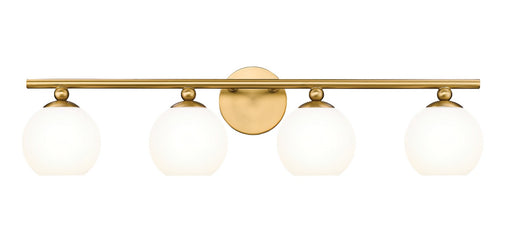 Neoma Four Light Vanity in Modern Gold by Z-Lite Lighting