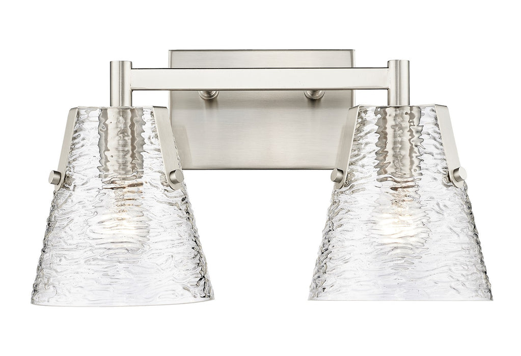 Analia Two Light Vanity in Brushed Nickel by Z-Lite Lighting