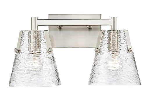 Analia Two Light Vanity in Brushed Nickel by Z-Lite Lighting