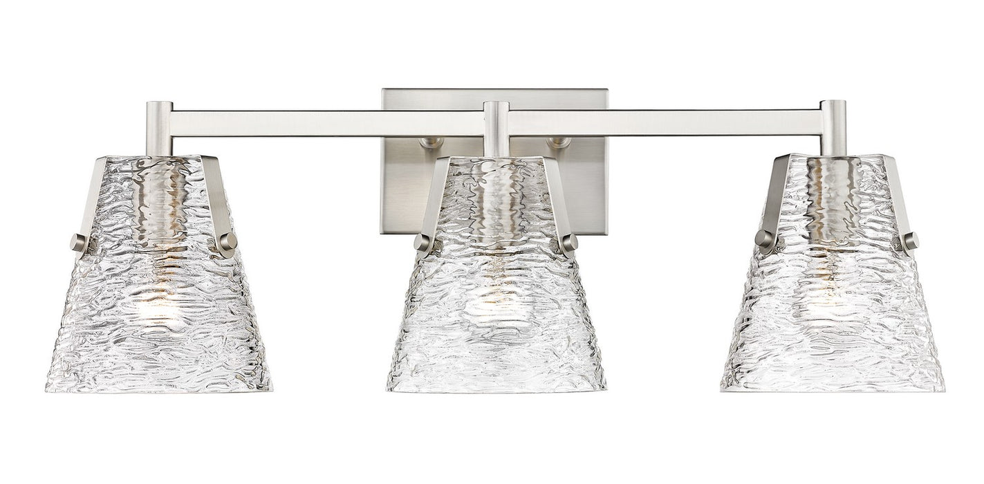 Analia Three Light Vanity in Brushed Nickel by Z-Lite Lighting