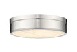 Anders LED Flush Mount in Polished Nickel by Z-Lite Lighting