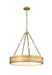 Anders LED Chandelier in Rubbed Brass by Z-Lite Lighting