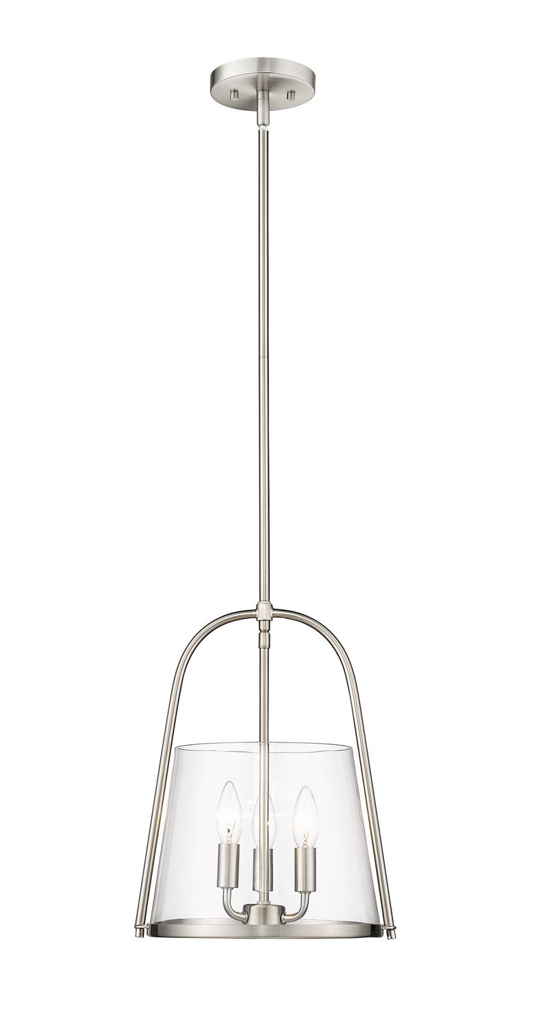 Archis Three Light Pendant in Brushed Nickel by Z-Lite Lighting