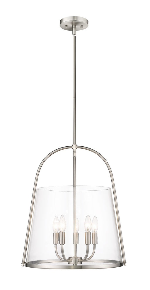 Archis Five Light Pendant in Brushed Nickel by Z-Lite Lighting