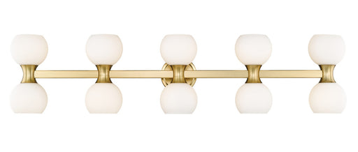 Artemis Ten Light Vanity in Modern Gold by Z-Lite Lighting