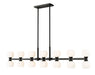 Artemis 14 Light Linear Chandelier in Matte Black by Z-Lite Lighting