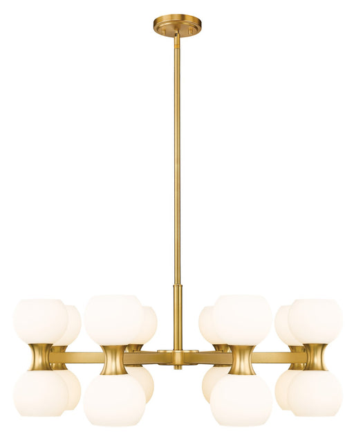 Artemis 16 Light Chandelier in Modern Gold by Z-Lite Lighting