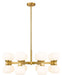 Artemis 16 Light Chandelier in Modern Gold by Z-Lite Lighting