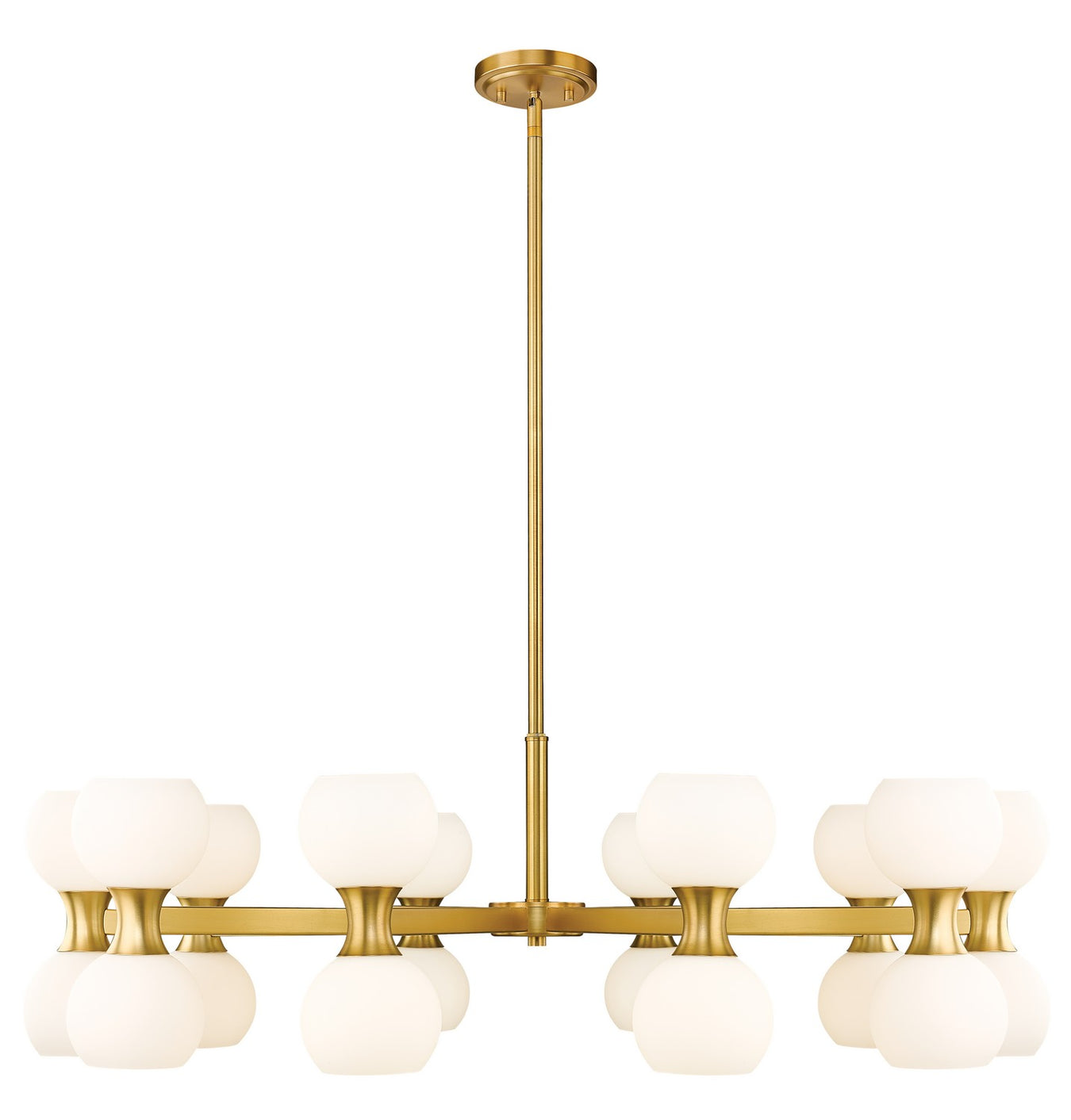 Artemis 20 Light Chandelier in Modern Gold by Z-Lite Lighting