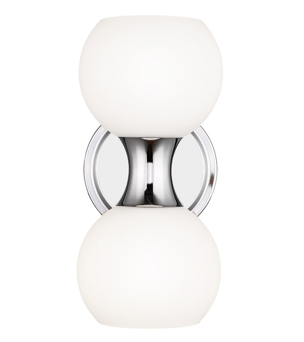Artemis Two Light Wall Sconce in Chrome by Z-Lite Lighting