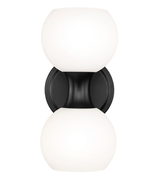 Artemis Two Light Wall Sconce in Matte Black by Z-Lite Lighting
