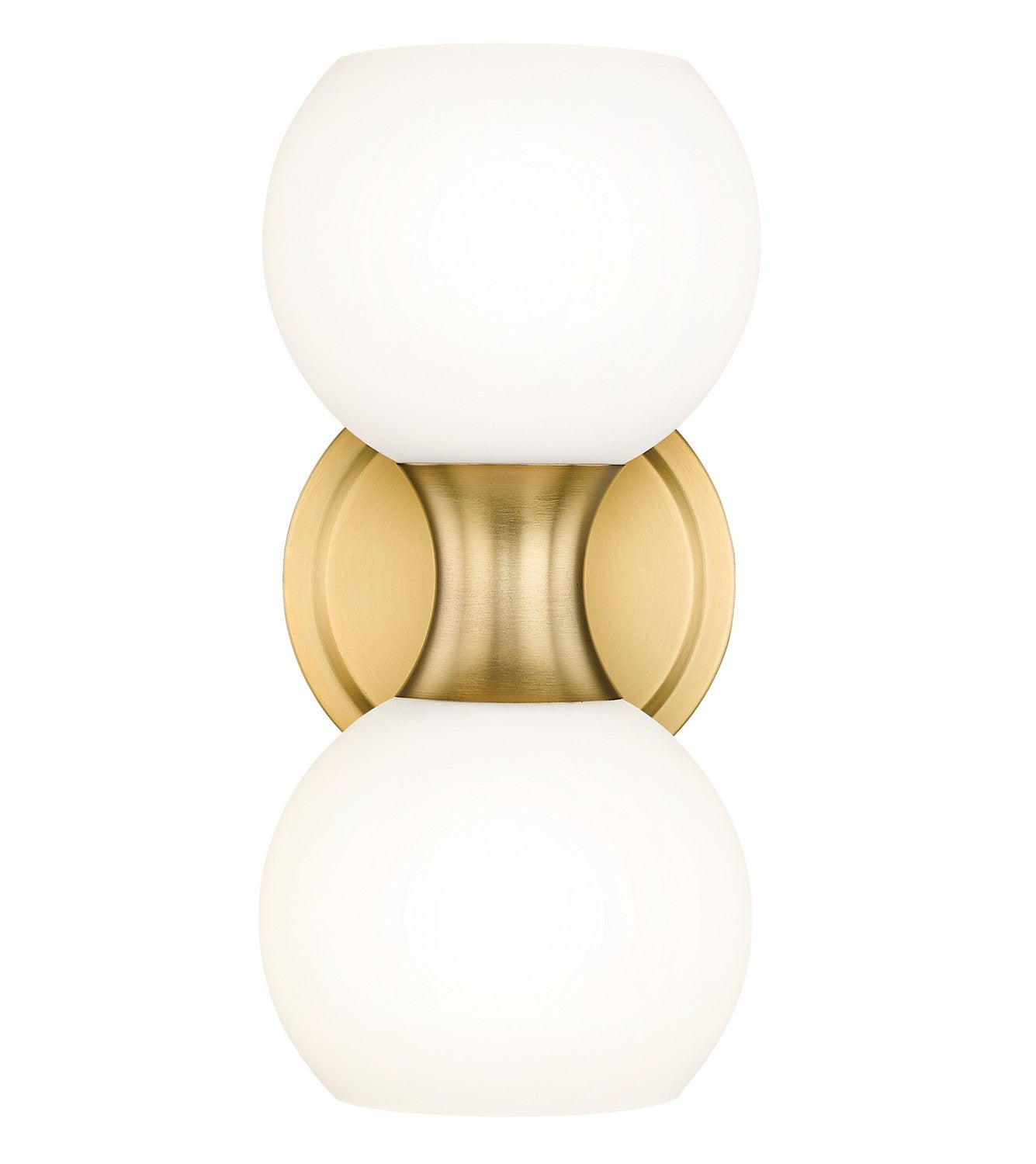 Artemis Two Light Wall Sconce in Modern Gold by Z-Lite Lighting