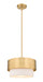 Counterpoint One Light Pendant in Modern Gold by Z-Lite Lighting