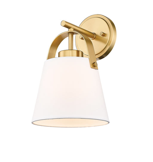 Z-Studio Linen Pendant One Light Wall Sconce in Heritage Brass by Z-Lite Lighting
