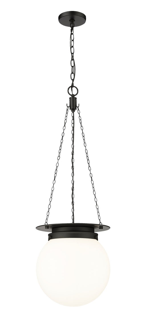 Calhoun One Light Pendant in Matte black by Z-Lite Lighting