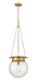 Calhoun One Light Pendant in Heritage Brass by Z-Lite Lighting