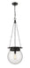 Calhoun One Light Pendant in Matte black by Z-Lite Lighting