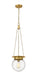 Calhoun One Light Pendant in Heritage Brass by Z-Lite Lighting