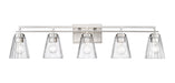 Lyna Five Light Vanity in Brushed Nickel by Z-Lite Lighting