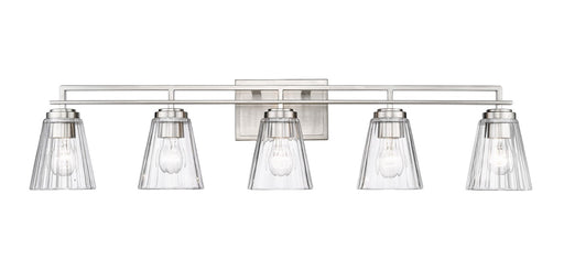 Lyna Five Light Vanity in Brushed Nickel by Z-Lite Lighting