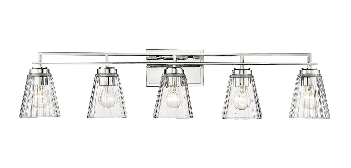 Lyna Five Light Vanity in Chrome by Z-Lite Lighting