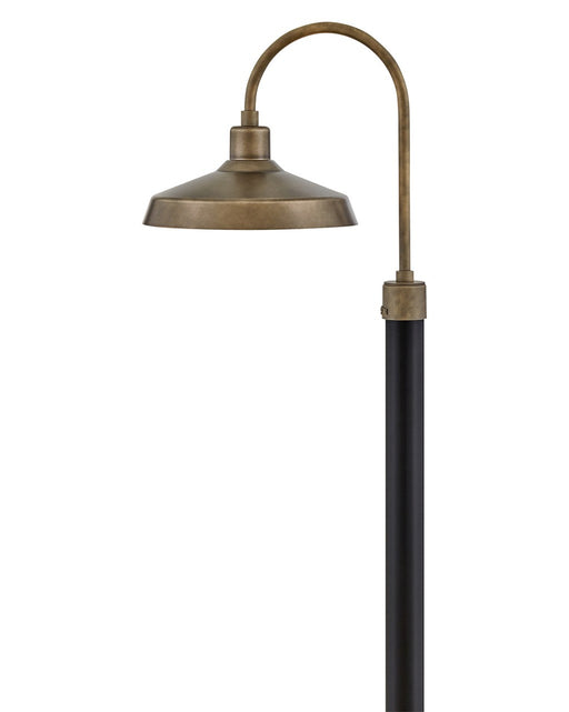 Forge LED Post Top or Pier Mount Lantern in Burnished Bronze by Hinkley Lighting