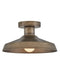 Forge LED Flush Mount in Burnished Bronze by Hinkley Lighting