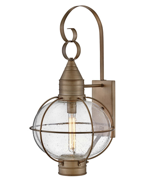 Cape Cod LED Wall Mount Lantern in Burnished Bronze by Hinkley Lighting