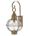 Cape Cod LED Wall Mount Lantern in Burnished Bronze by Hinkley Lighting