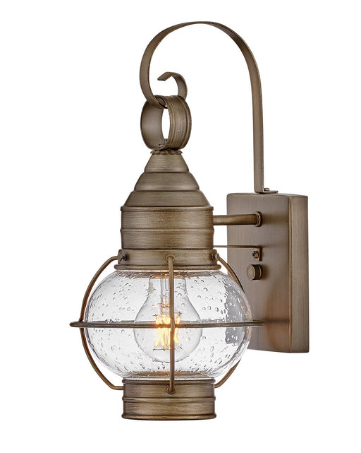 Cape Cod LED Wall Mount Lantern in Burnished Bronze by Hinkley Lighting