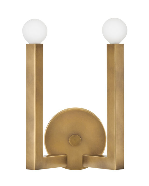 Ezra LED Wall Sconce in Heritage Brass by Hinkley Lighting