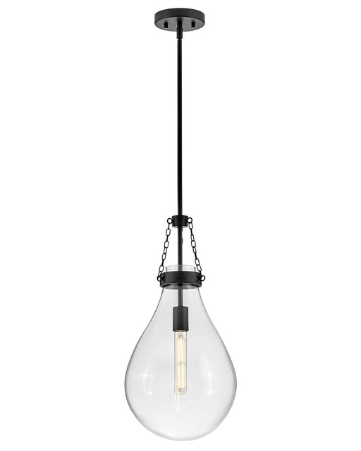 Eloise LED Pendant in Black by Hinkley Lighting