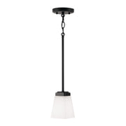 Baxley One Light Pendant in Matte Black