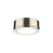 LED Puck in Satin Nickel