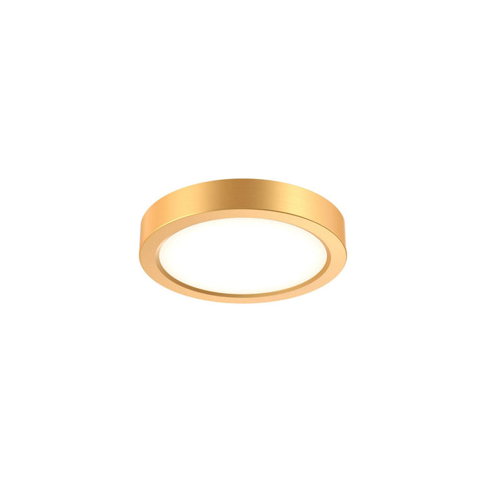 LED Flushmount in Gold