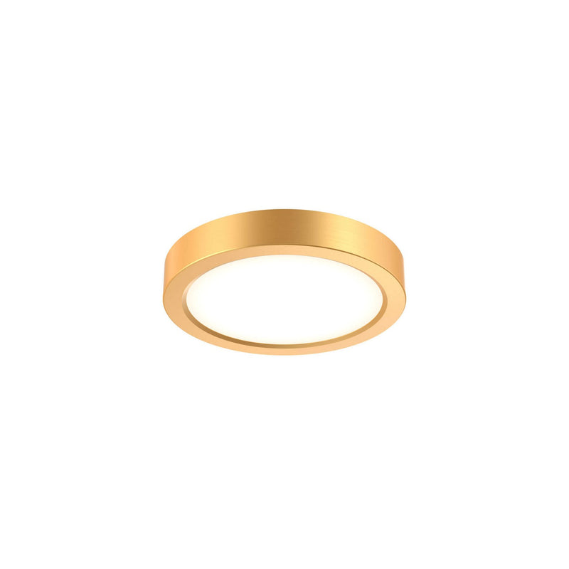 LED Flushmount in Gold